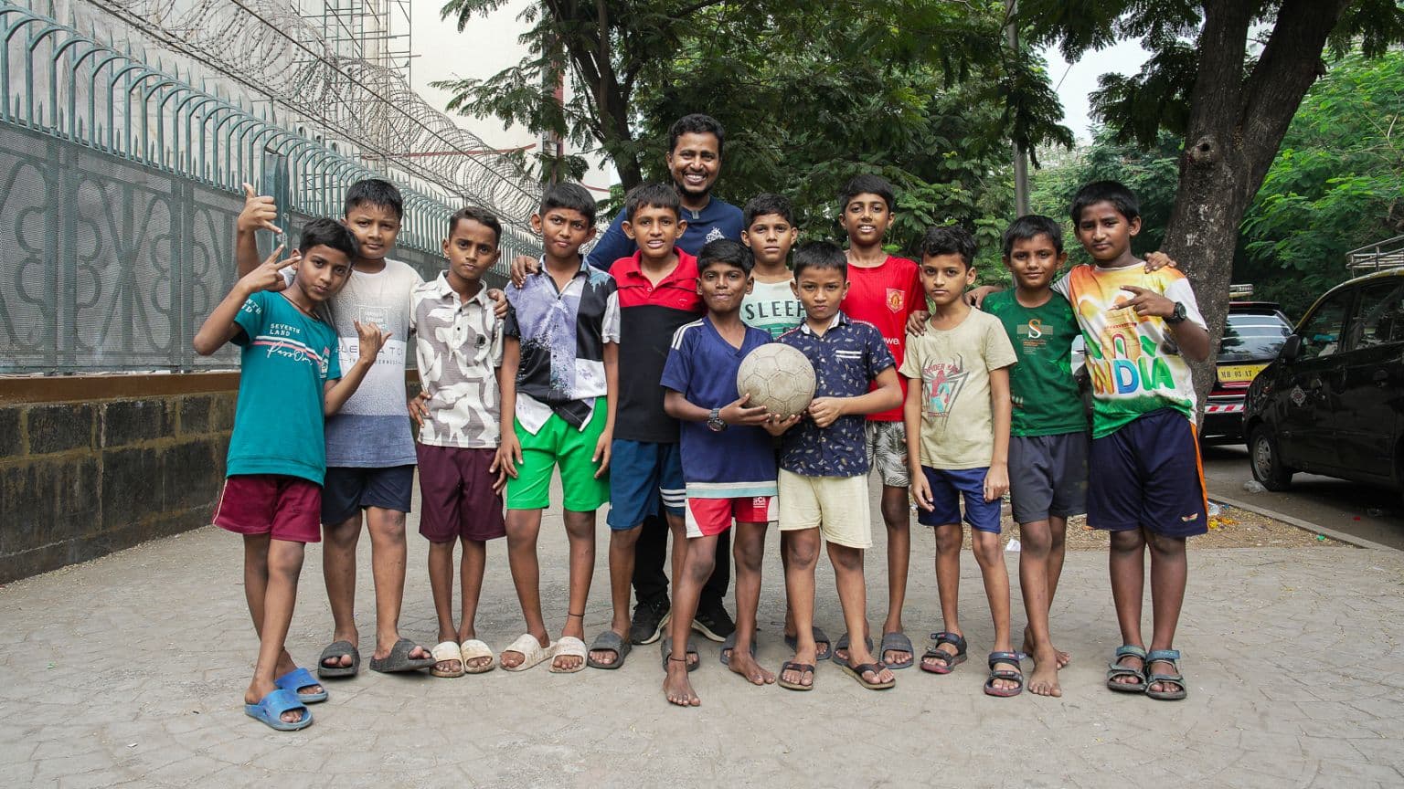 Hero image for Watch: How football is used to empower education in India