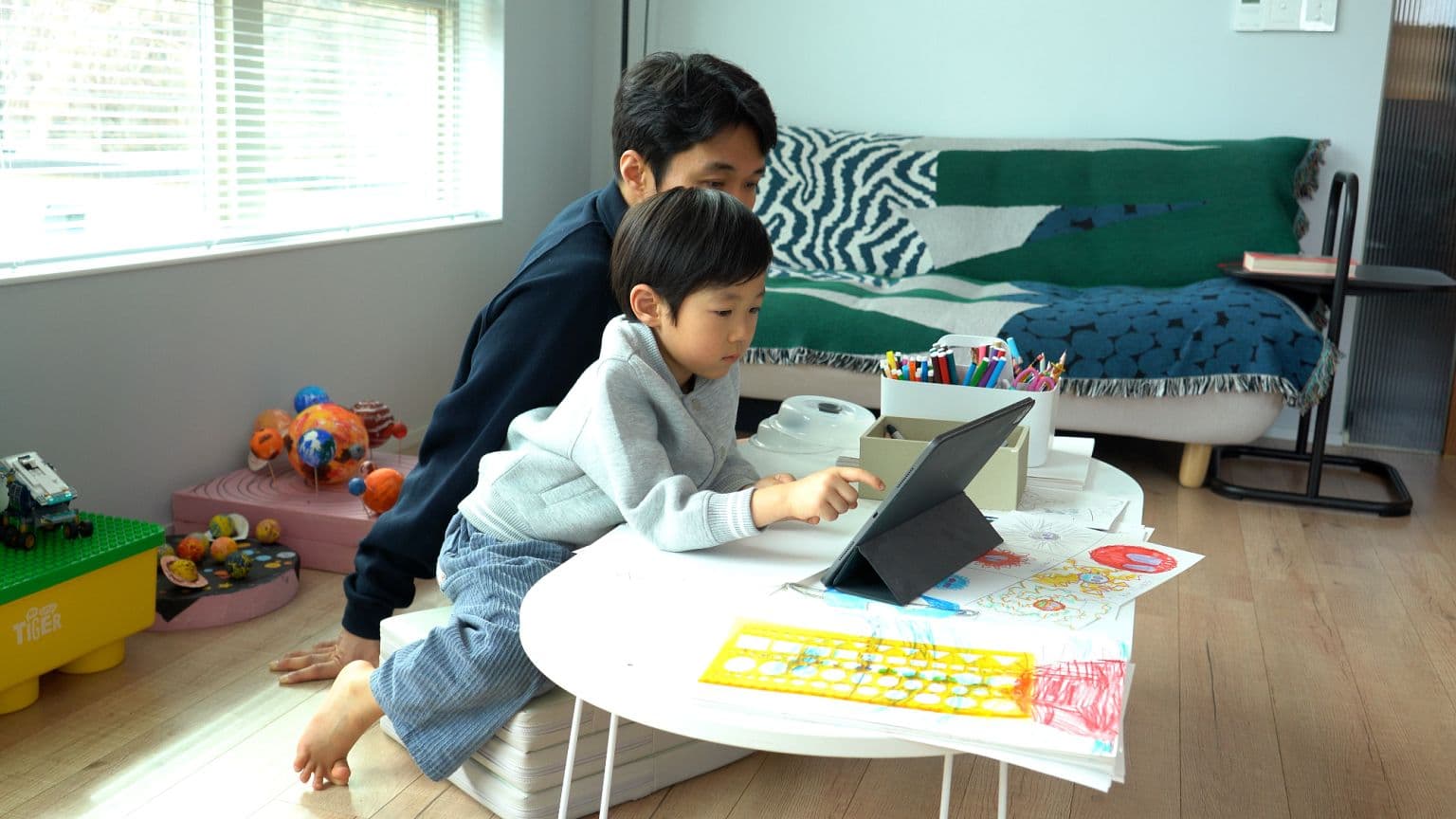 Hero image for How do you raise a child in the AI age? One father is turning to play